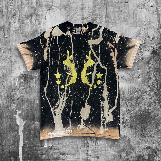 Risky Acid Tee [ Fall-in-Stars ] Gold [Unisex]