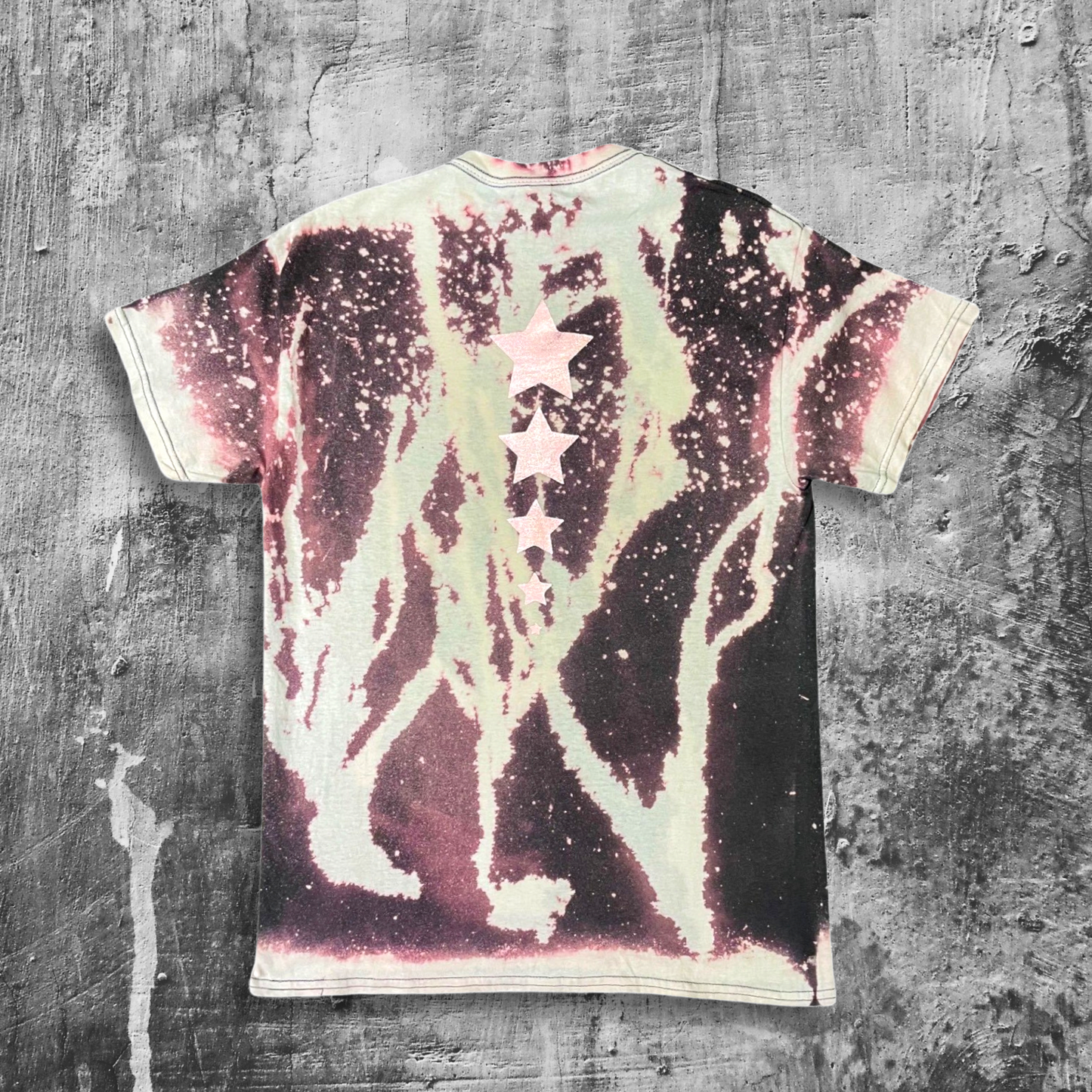 Risky Acid Tee [ Fall-in-Stars ] Rose Gold [UNISEX]