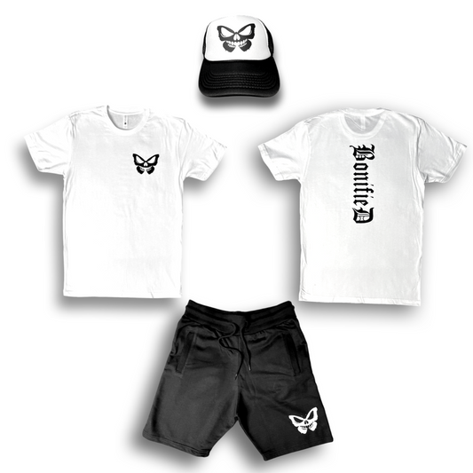 BONIFIED Shorts set + hat [BLACK] Unisex