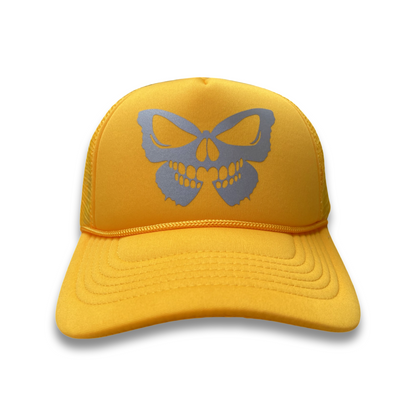 BONIFIED TRUCKER HAT [ GOLD / SILVER REFLECTIVE LOGO ]