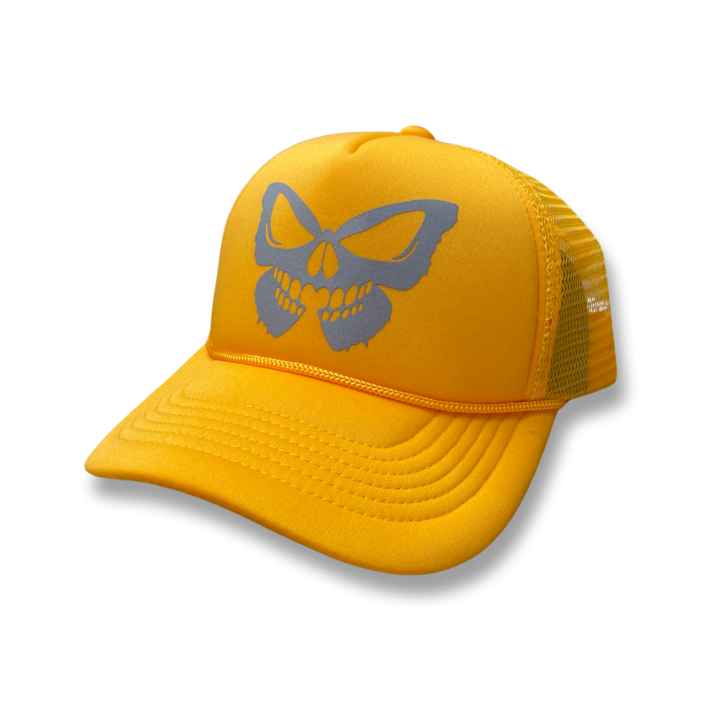 BONIFIED TRUCKER HAT [ GOLD / SILVER REFLECTIVE LOGO ]