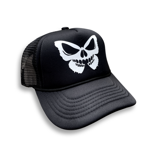 BONIFIED TRUCKER HAT [ BLACK / WHITE LOGO ]