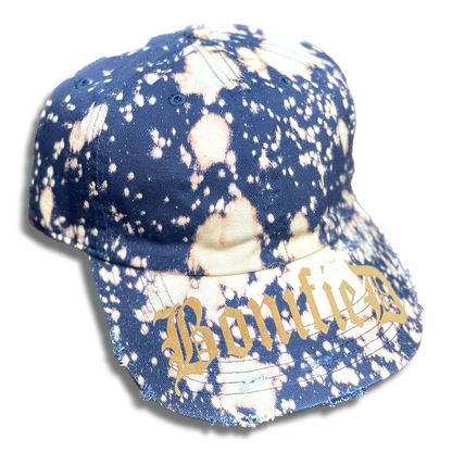 BonifieD Cap | Acid Wash NAVY BLUE (Spotted)