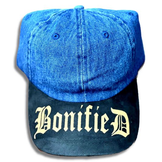 Bonified Cap | Denim w/ BLACK SUEDE brim